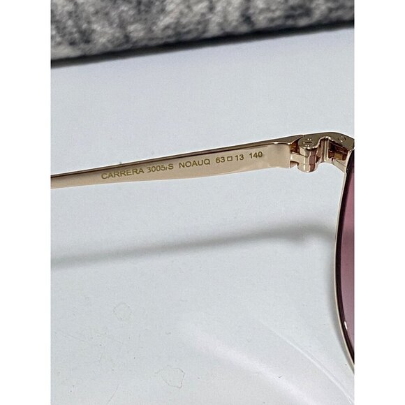 NEW Carrera Gold Aviator Red Gradient Lense Sunglasses
